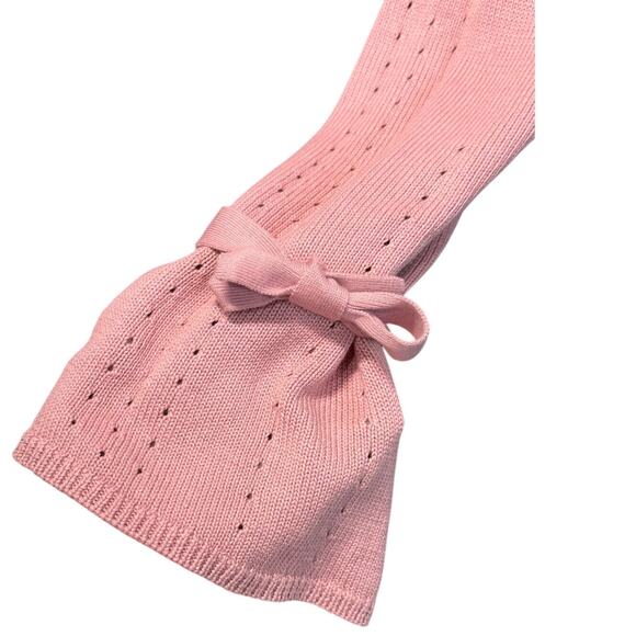 Sundance Aryka Sweater Women Medium Bell Sleeve Supima Wool Boho Feminine Bows - Picture 9 of 10